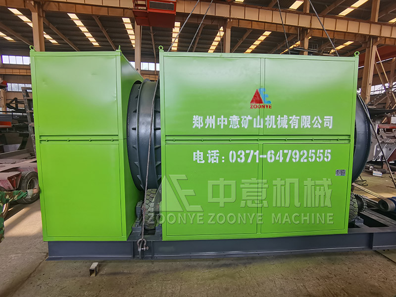 固廢破碎分揀生產(chǎn)線(xiàn)滾筒篩實(shí)地工廠(chǎng)圖片