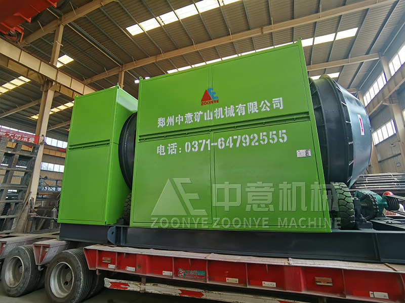 存量垃圾處理站滾筒篩實(shí)地工廠(chǎng)圖片